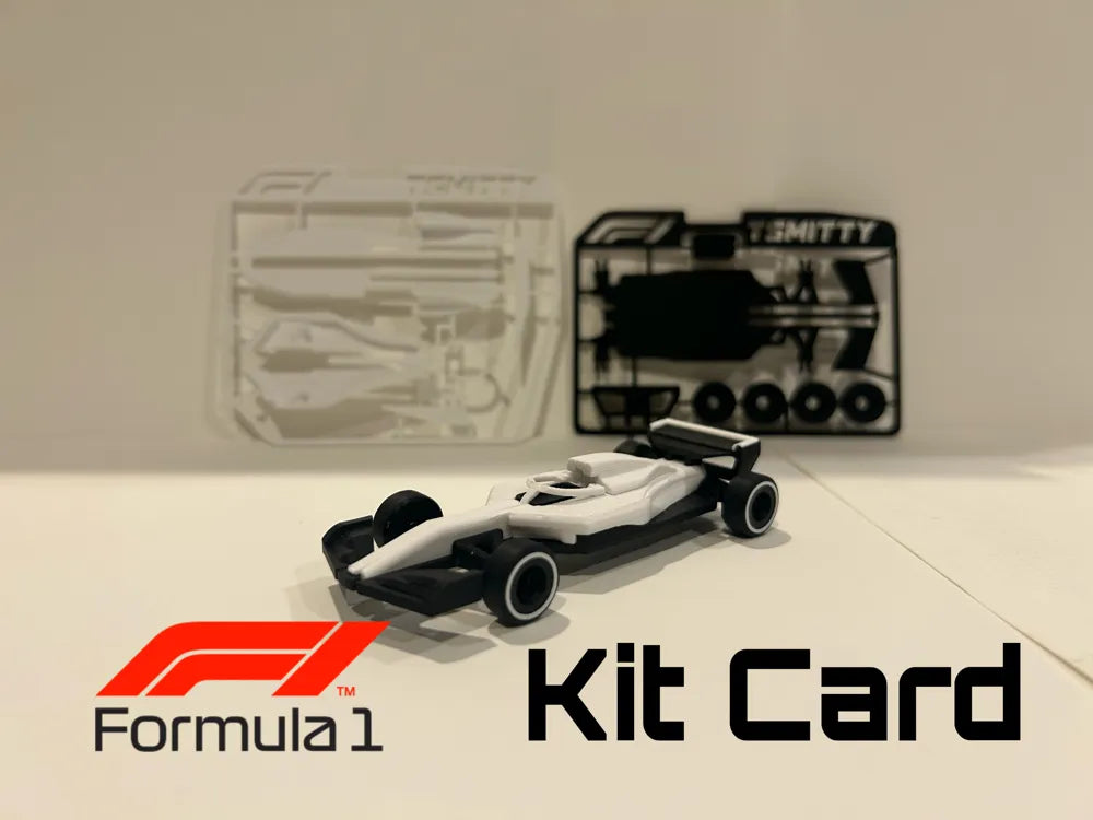 F1 Kit Card - Coche de Fórmula 1 para montar