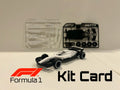 F1 Kit Card - Coche de Fórmula 1 para montar