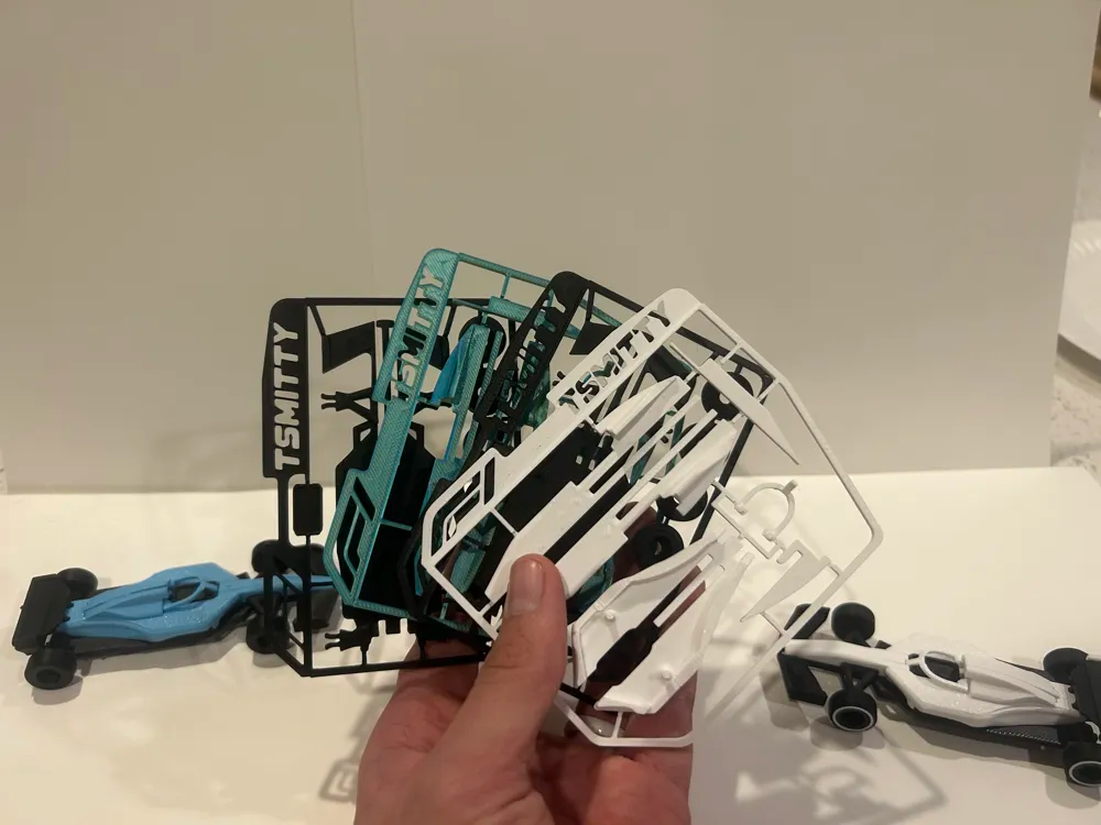 F1 Kit Card - Coche de Fórmula 1 para montar